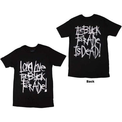 My Chemical Romance Unisex T-Shirt: Long Live The Black Parade (Black) (Back Print)