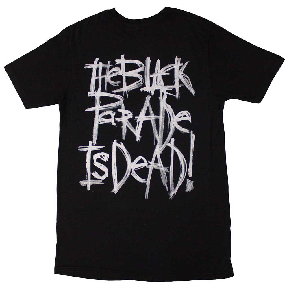 My Chemical Romance Unisex T-Shirt: Long Live The Black Parade (Black) (Back Print) 