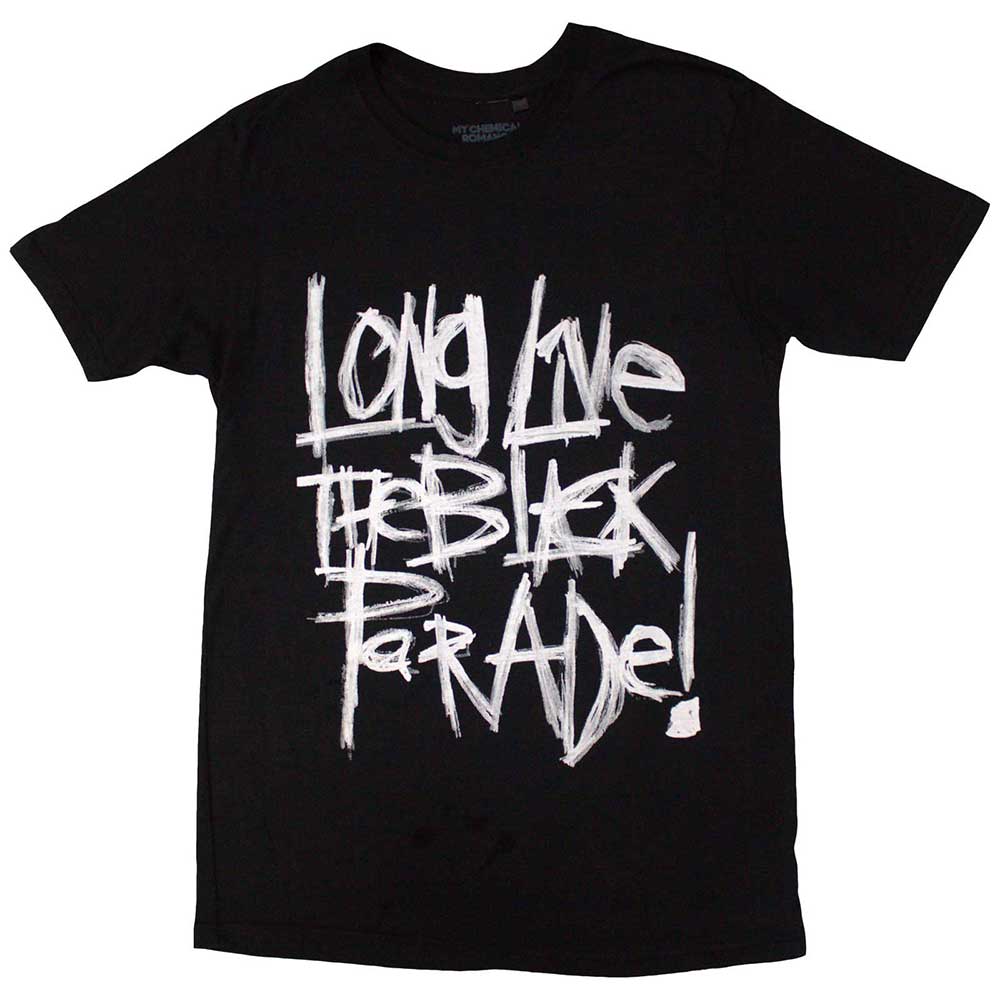 My Chemical Romance Unisex T-Shirt: Long Live The Black Parade (Black) (Back Print) 