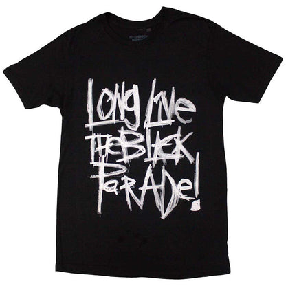 My Chemical Romance Unisex T-Shirt: Long Live The Black Parade (Black) (Back Print)