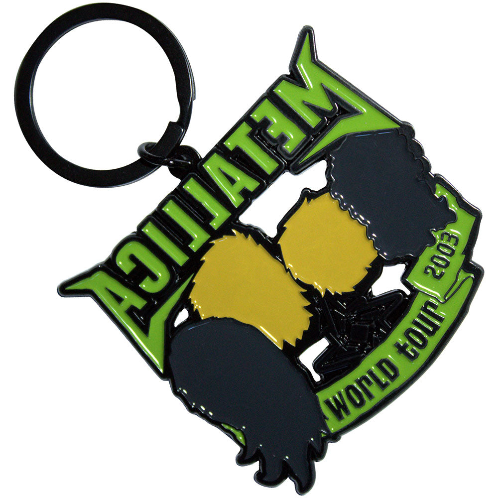 Metallica Keychain: Since 1981 Heads (Double Sided)