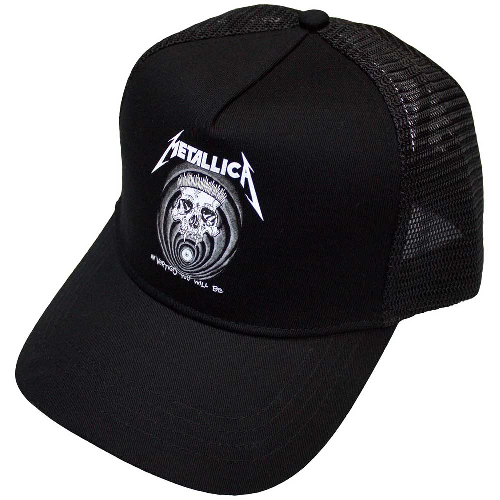 Metallica Unisex Mesh Back Cap: In Vertigo (Black)