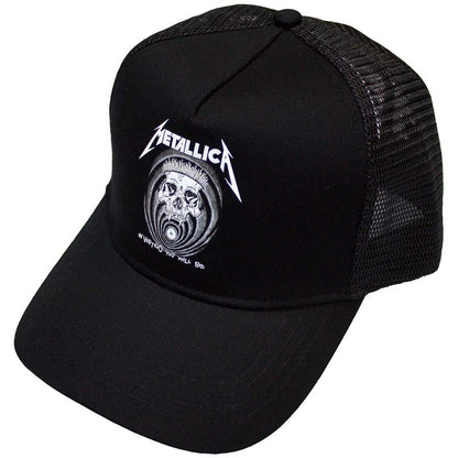 Metallica Unisex Mesh Back Cap: In Vertigo (Black)