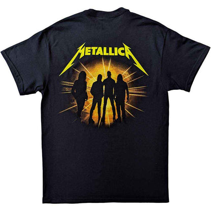 Metallica Unisex T-Shirt: 72 Seasons Strobes Photo (Black) (Back Print)