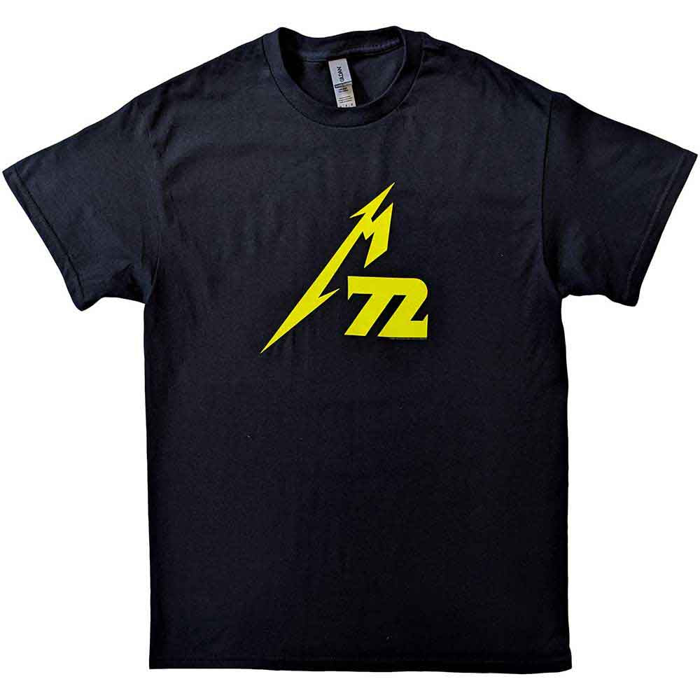 Metallica Unisex T-Shirt: 72 Seasons Strobes Photo (Black) (Back Print)