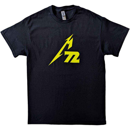 Metallica Unisex T-Shirt: 72 Seasons Strobes Photo (Black) (Back Print)