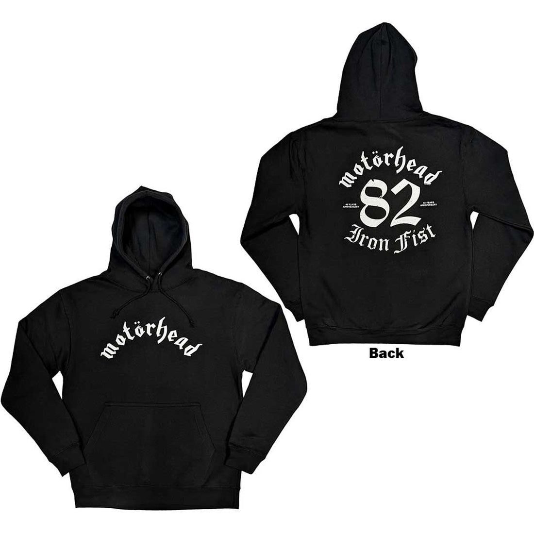 Motorhead Unisex Pullover Hoodie: Iron Fist &