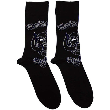 Motorhead Unisex Ankle Socks: England (Black) (UK Size 7 - 11)