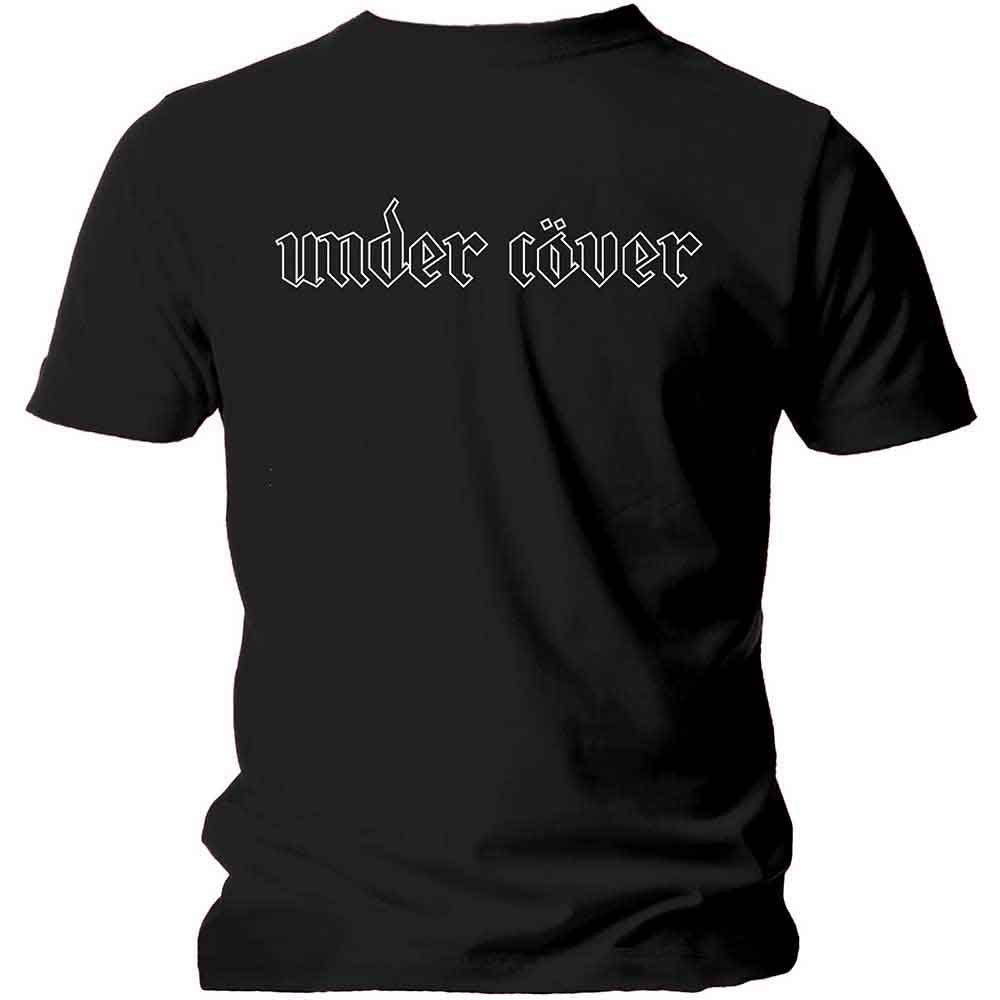 Motorhead Unisex T-Shirt: Under Cover (Black) (Back Print)