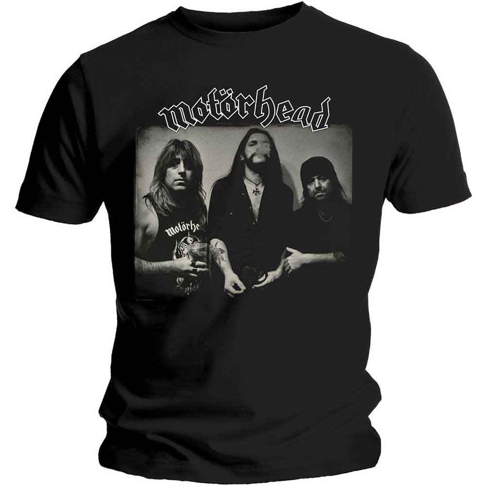 Motorhead Unisex T-Shirt: Under Cover (Black) (Back Print)