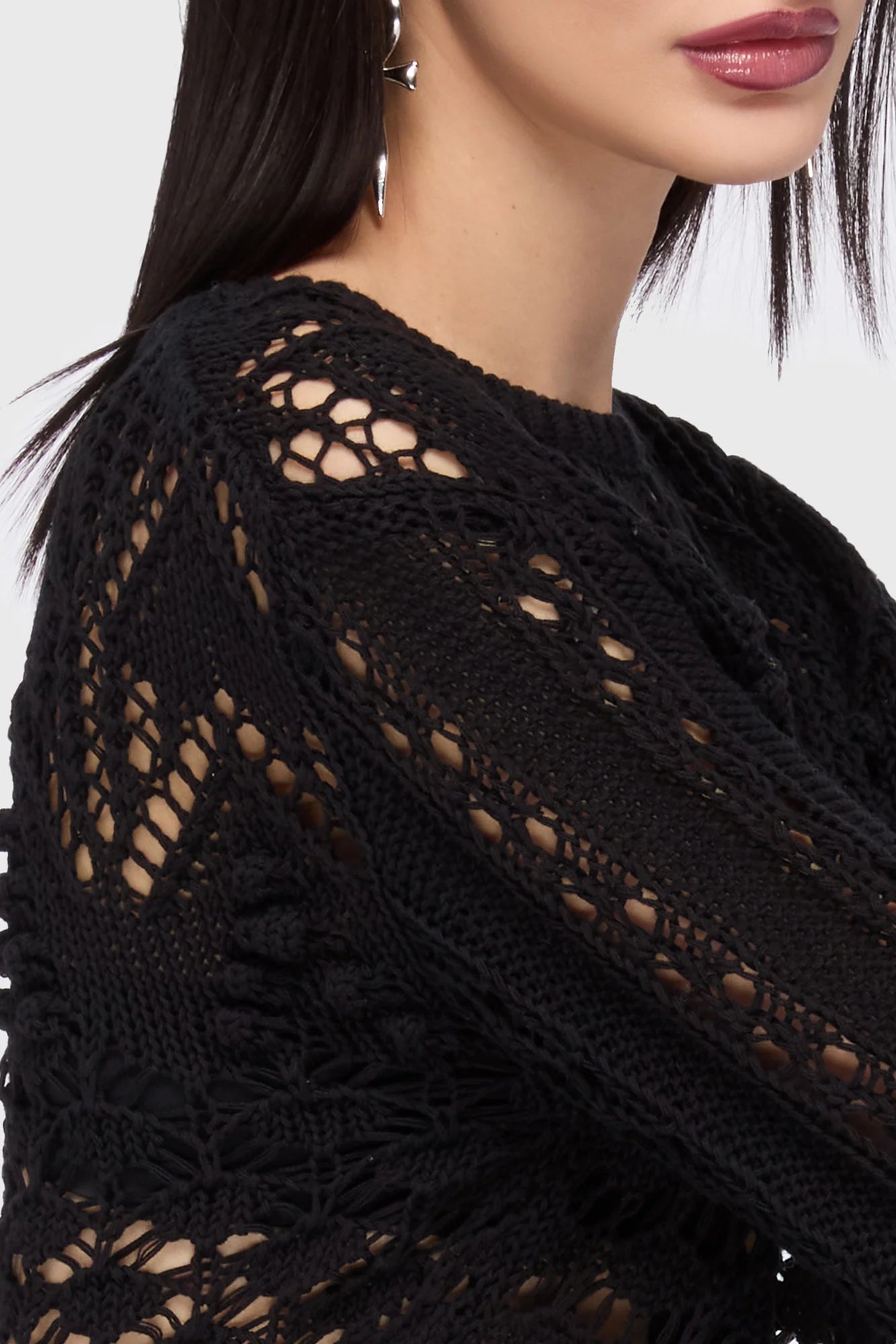 Midnight Vale Cropped Sweater (✦ Killstar)