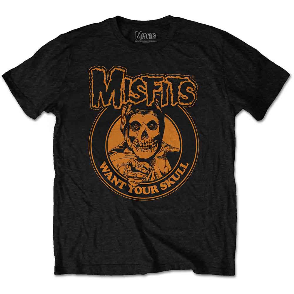 Misfits Unisex T-Shirt: Want Your Skull (Black)