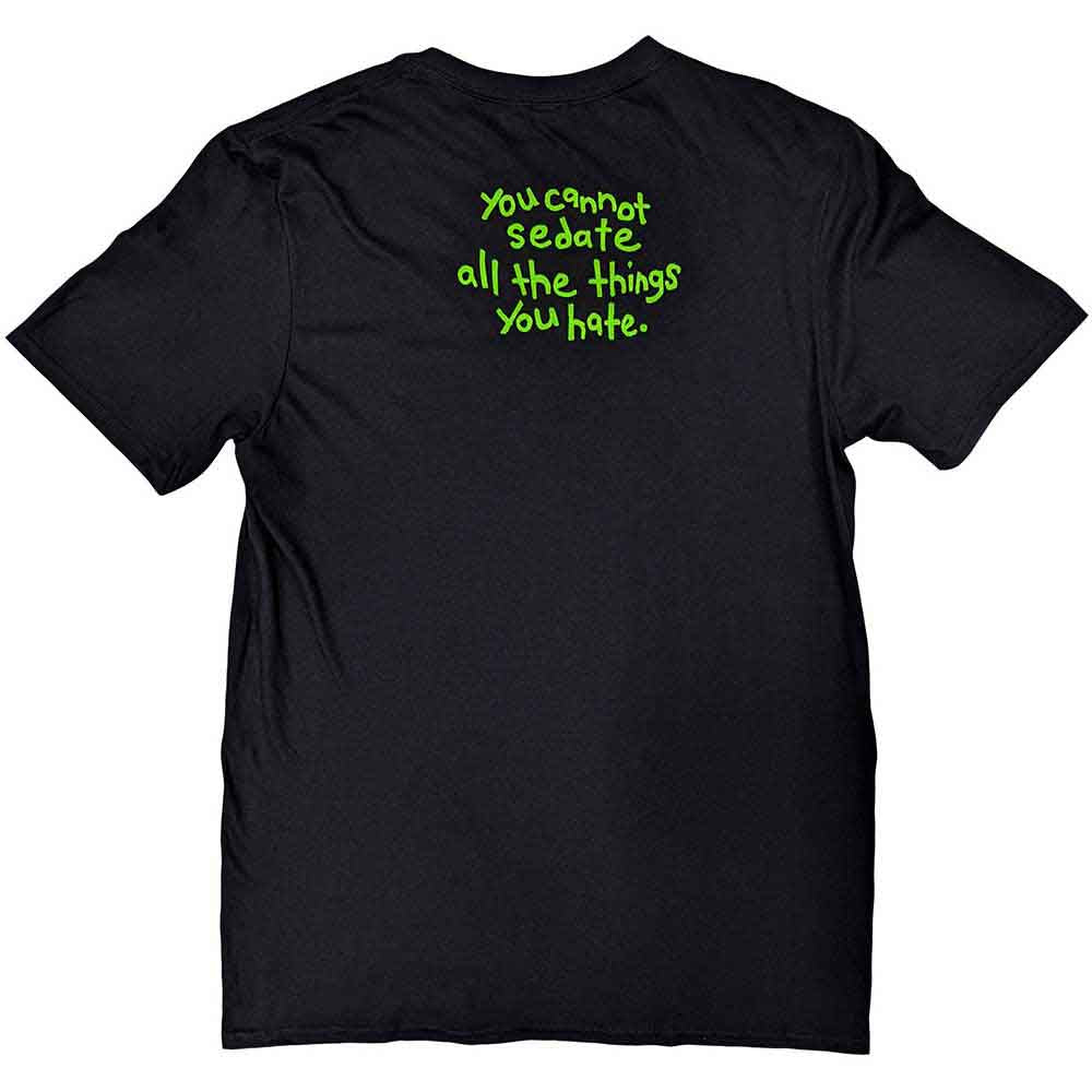 Marilyn Manson Unisex T-Shirt: American Family (Black) (Back Print) 