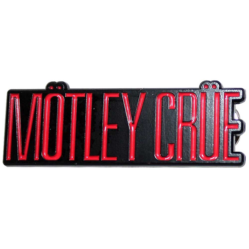 Motley Crue Pin Badge: Logo 