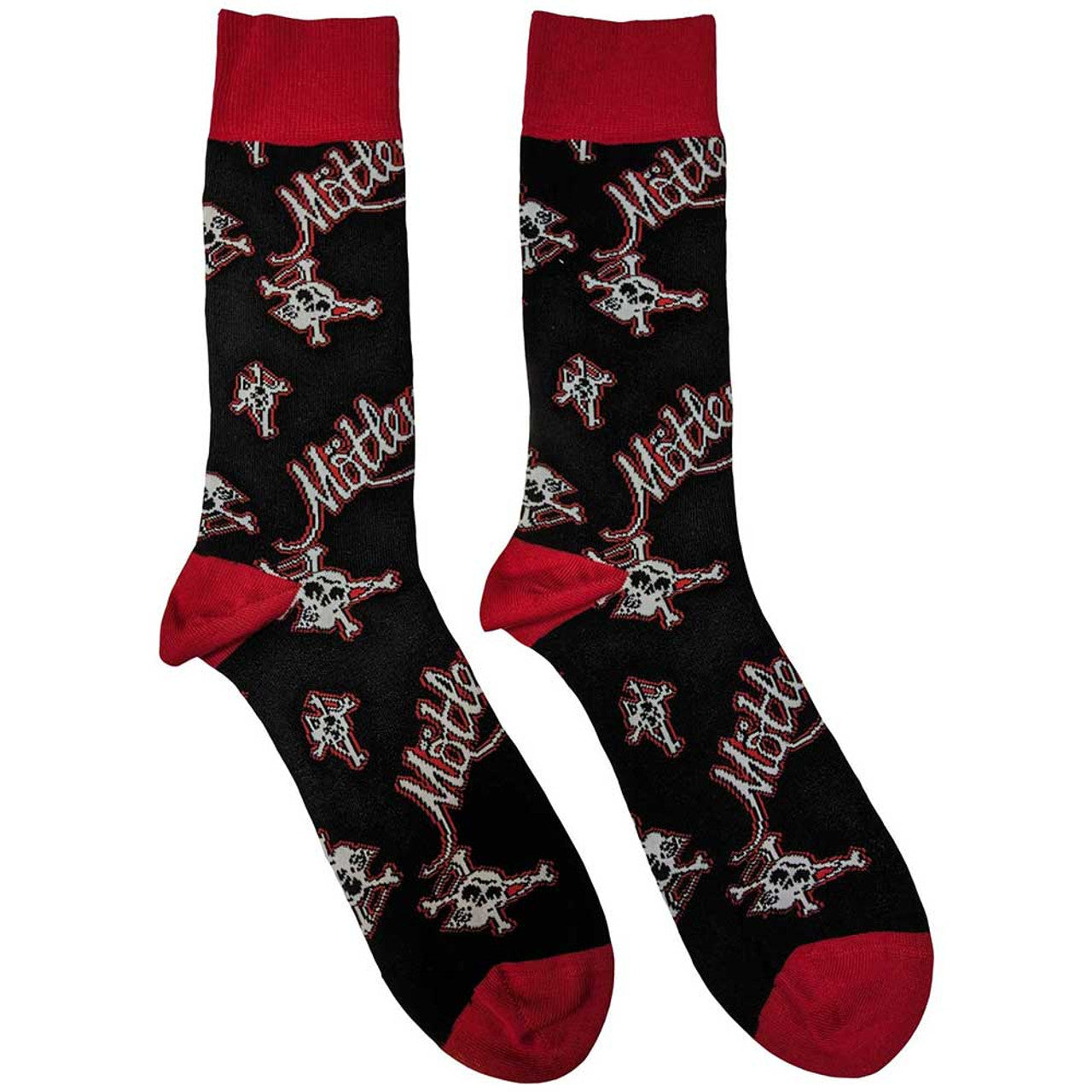 Motley Crue Socks: Feelgood Repeat (Black) (UK Size 7 - 11)
