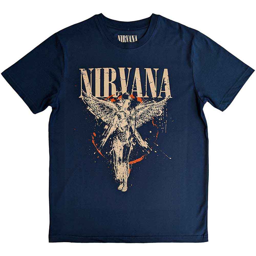 Nirvana Unisex T-Shirt: In Utero (Blue)