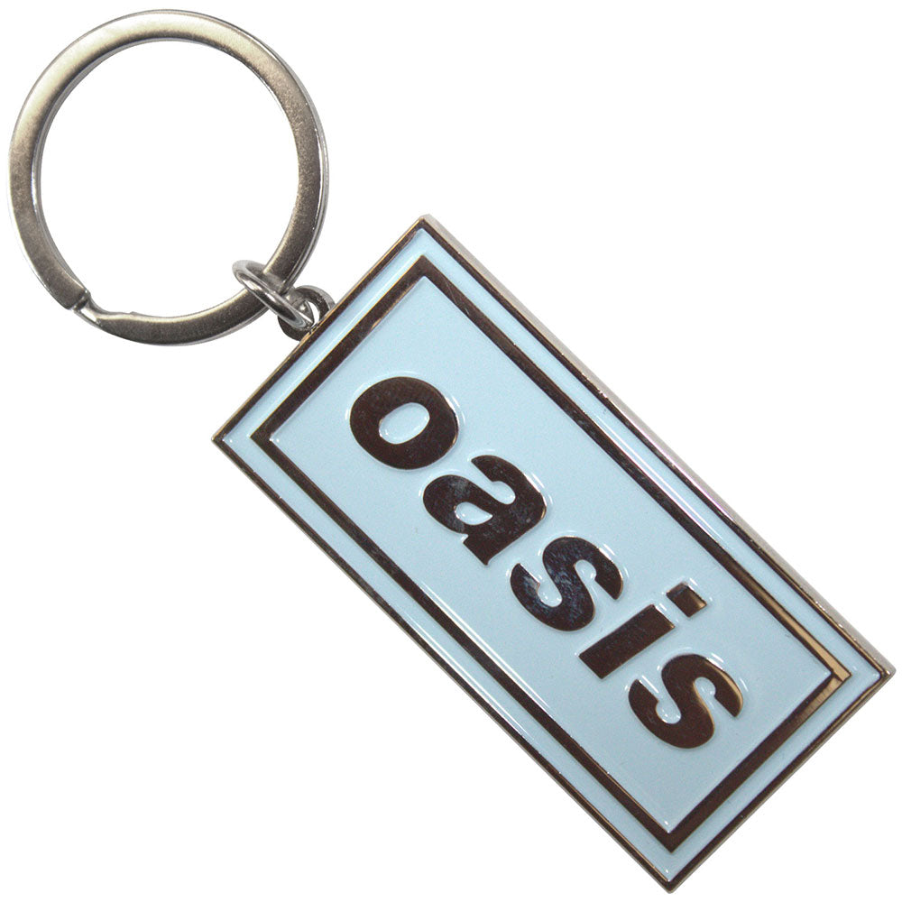 Oasis Keychain: Logo Sky Blue