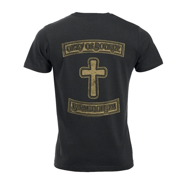 Ozzy Osbourne Unisex T-Shirt: Ozzy From Birmingham (Black) (Back Print)