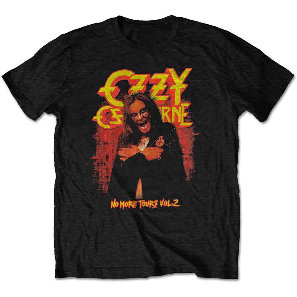 Ozzy Osbourne Unisex T-Shirt: No More Tears Vol. 2. (Black) (Back Print &amp; Collectors Edition)