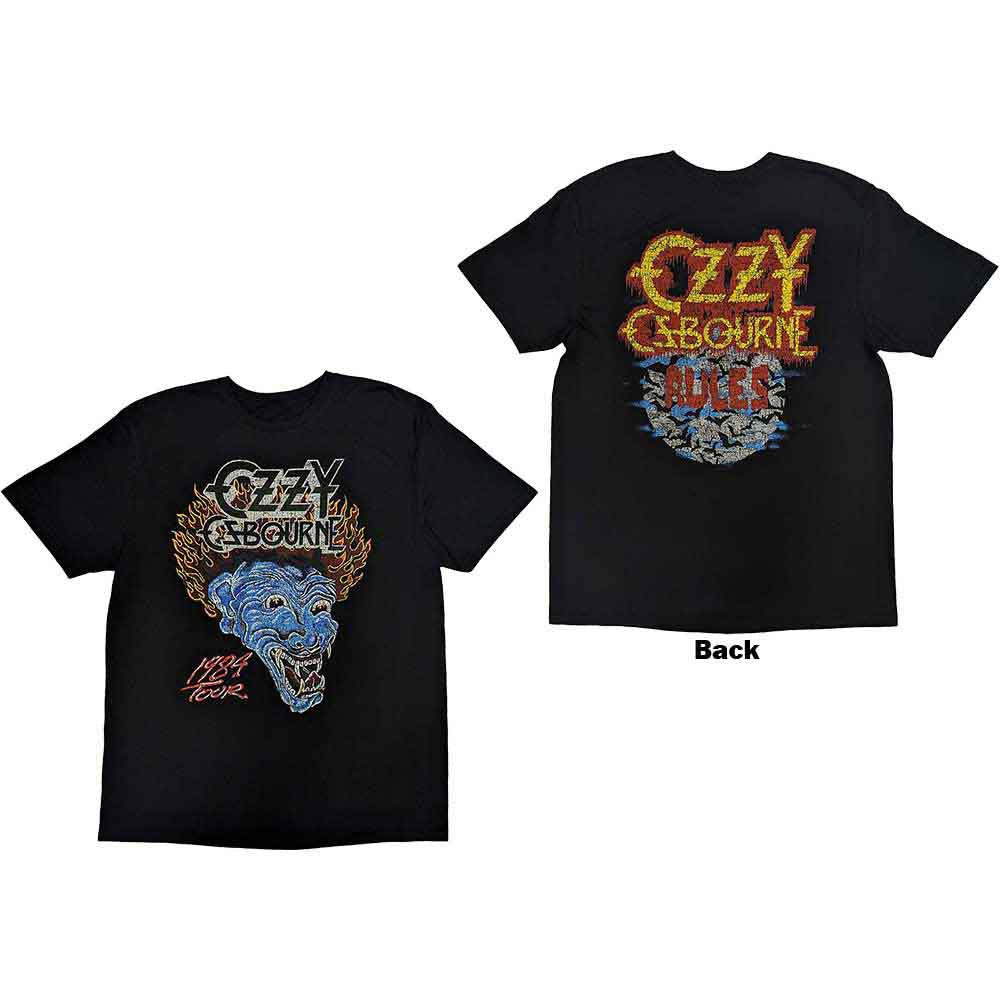 Ozzy Osbourne Unisex T-Shirt: Bark At The Moon Tour &