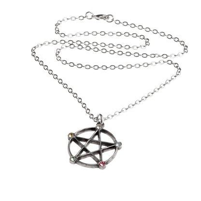 Wiccan Elemental Pentacle Necklace (✦ Alchemy England)