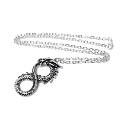 Infinity Dragon Necklace (✦ Alchemy England)