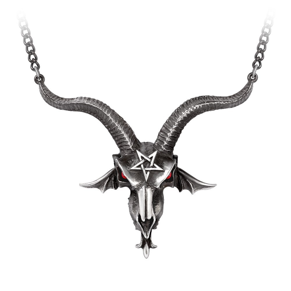 Baphometica - Large Baphomet Skull Necklace (✦ Alchemy England)