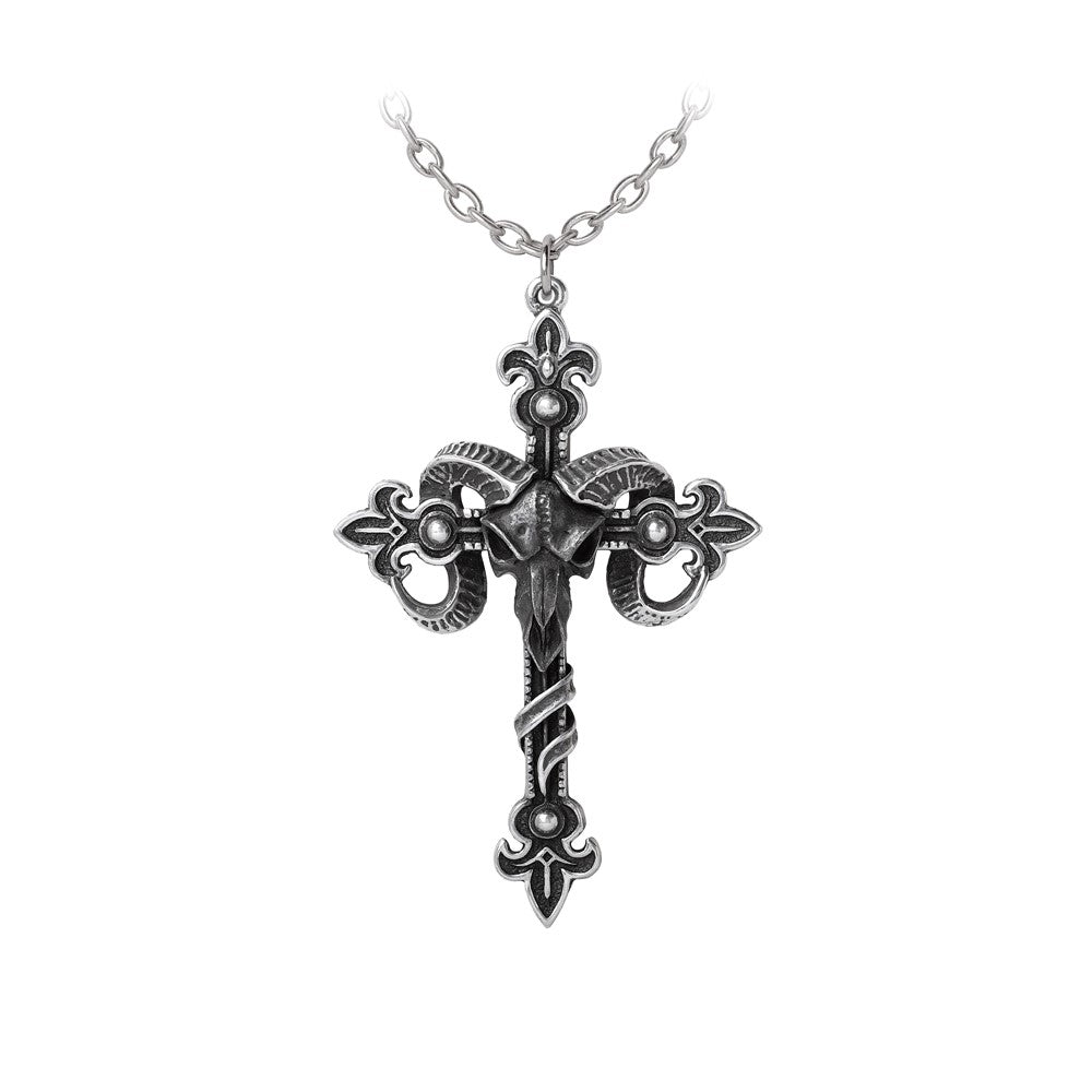 Cross of Baphomet Necklace (✦ Alchemy England)