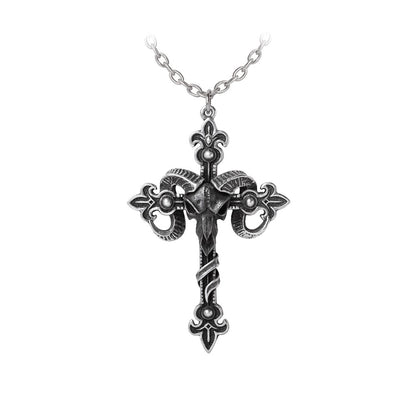 Cross of Baphomet Necklace (✦ Alchemy England)