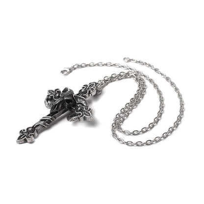 Cross of Baphomet Necklace (✦ Alchemy England)