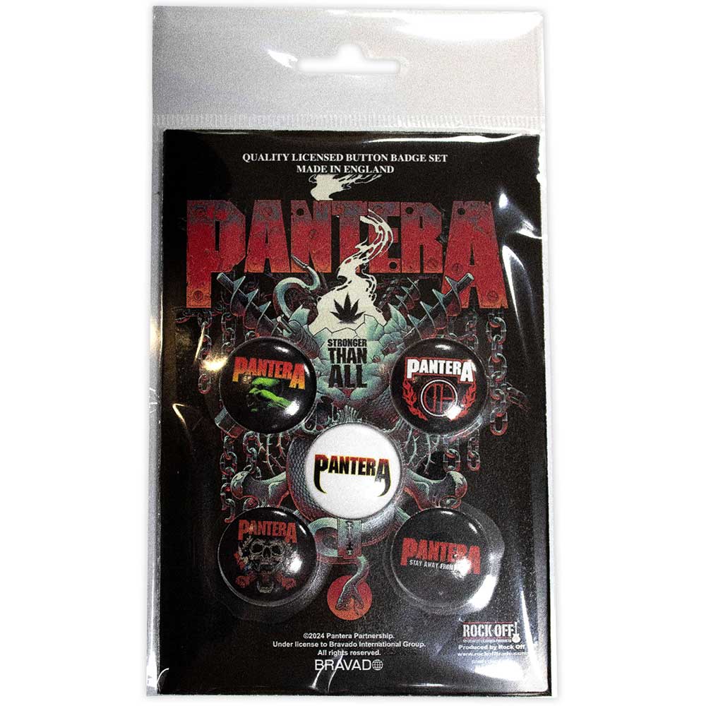 Pantera Button Badge Pack: Stay Away From Me 