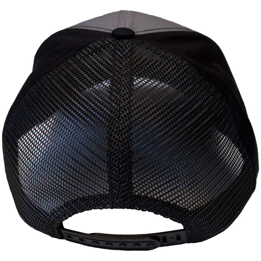 Pantera Unisex Mesh Back Cap: Skull (Black &amp; Charcoal Grey) (Side Print)