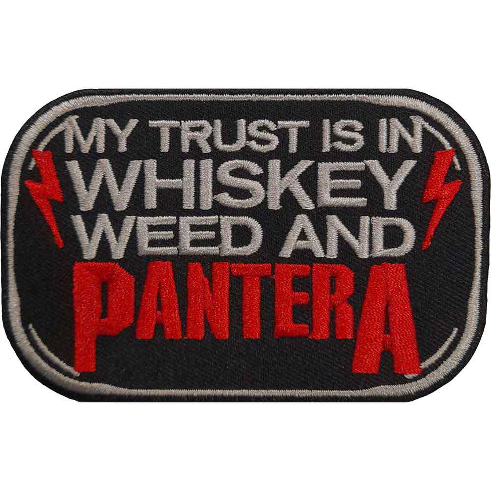 Pantera Standard Patch: Whiskey 