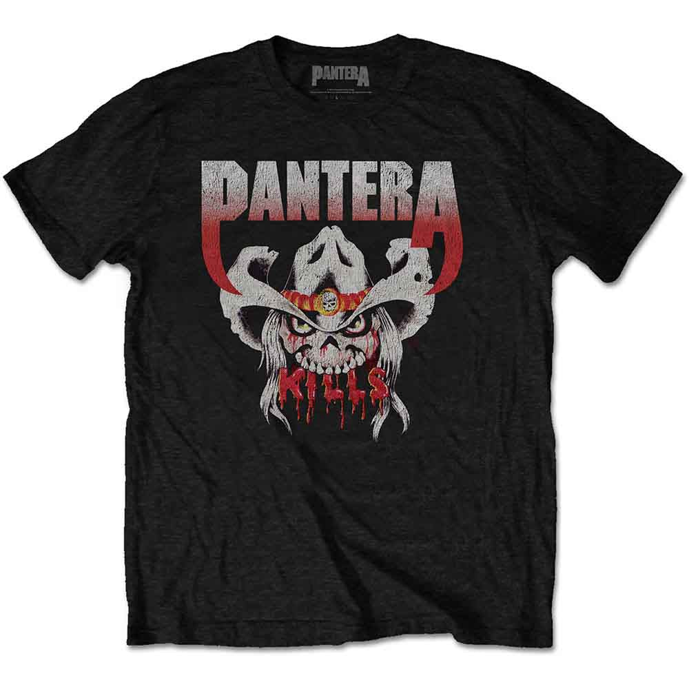 Pantera Unisex T-Shirt: Kills Tour 1990 (Black) 