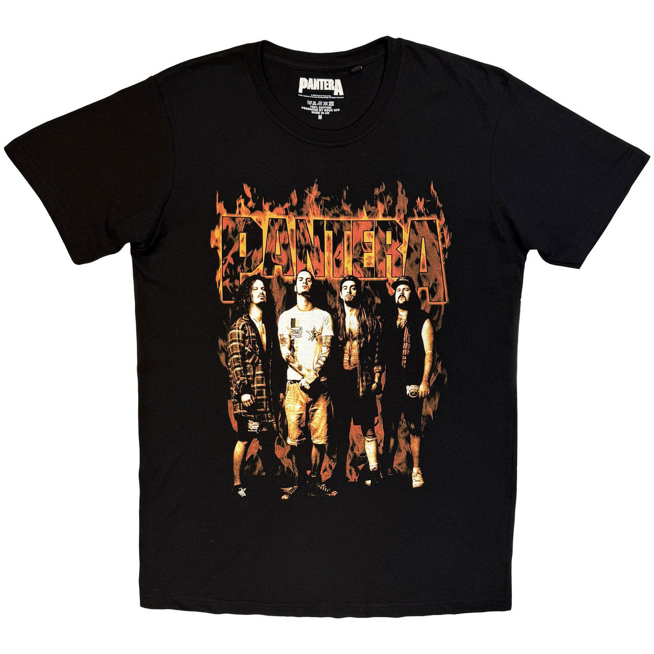 Pantera Unisex T-Shirt: Flames (Black)