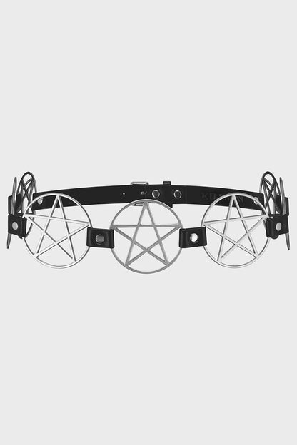 Pentagram Belt - Black (✦ Killstar) 
