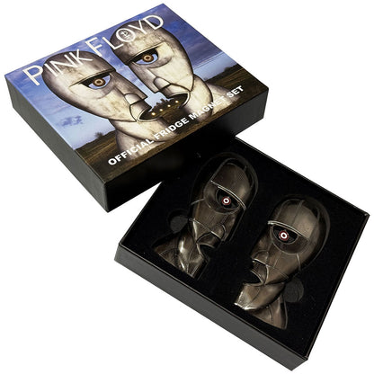Pink Floyd Epoxy Magnet Set: Metal Heads (3D/Spinning Function)