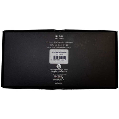 Pink Floyd Unisex Ankle Socks Set: Mono Prism (Multicolour) (UK Size 6 - 11) Gift Box