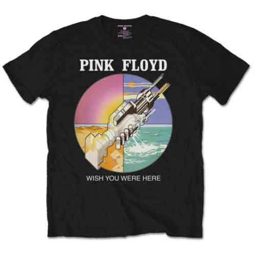 Pink Floyd Unisex T-Shirt: WYWH Circle Icons (Black)