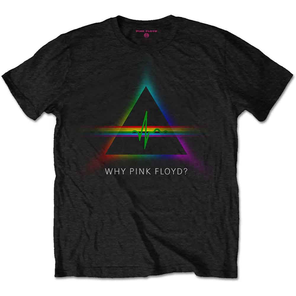 Pink Floyd Unisex T-Shirt: Why (Black) (Back Print)