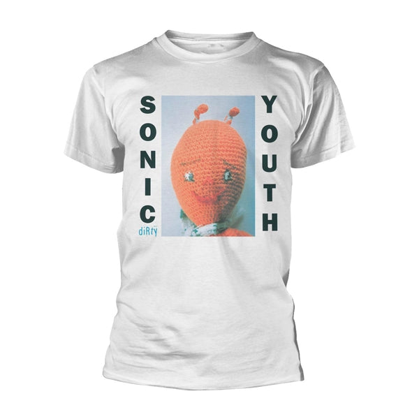 Sonic Youth - Unisex T-Shirt: Dirty (White)