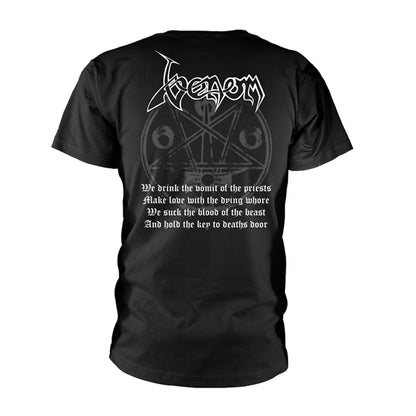 Venom - Unisex T-Shirt: Black Metal White (Black)
