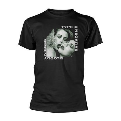 Type O Negative Unisex T-Shirt: Bloody Kisses (Black) (Back Print)