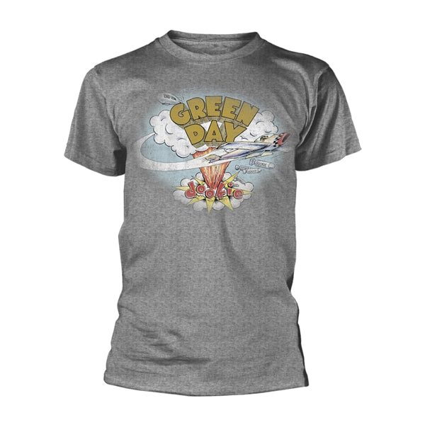 Green Day Unisex T-Shirt: Dookie (Grey)