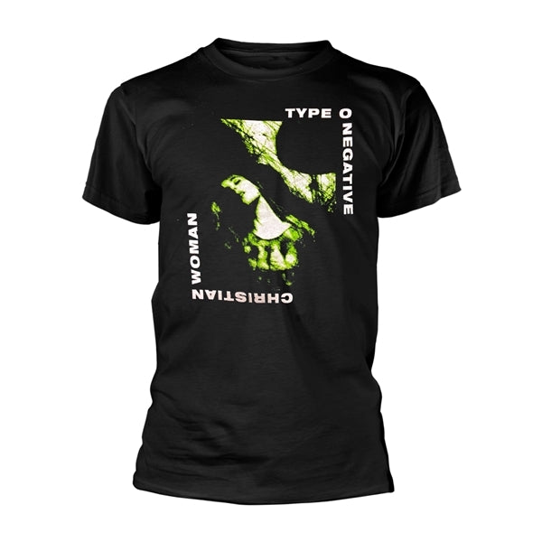 Type O Negative Unisex T-Shirt: Christian Woman (Black) (Back Print)