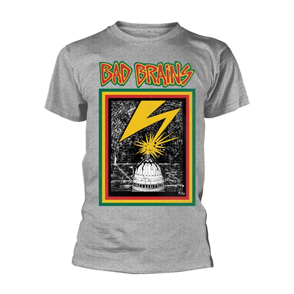 Bad Brains Unisex T-Shirt: BB (Grey)