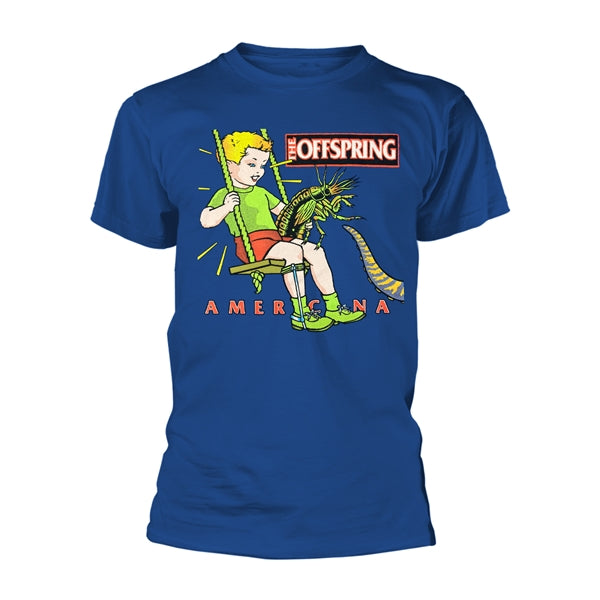 The Offspring Unisex T-Shirt: Americana (Blue)