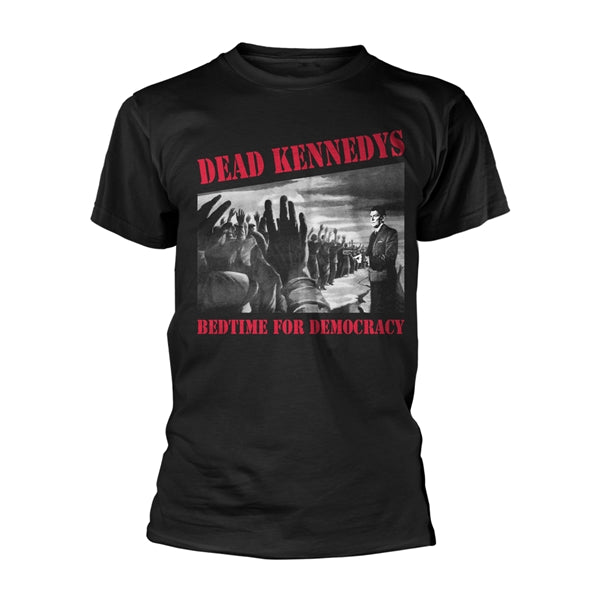 Dead Kennedys Unisex T-Shirt: Bedtime For Democracy (Reagan) (Black)