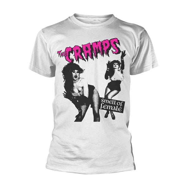 The Cramps Unisex T-Shirt: Smell Of Female (White)