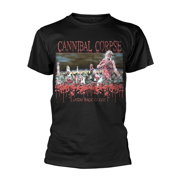 Cannibal Corpse Unisex T-Shirt: Eaten Back To Life Black)